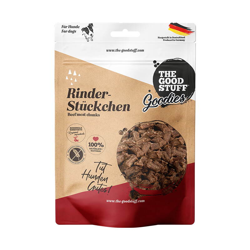 The Goodstuff Rinder-Stückchen 4 x 150g