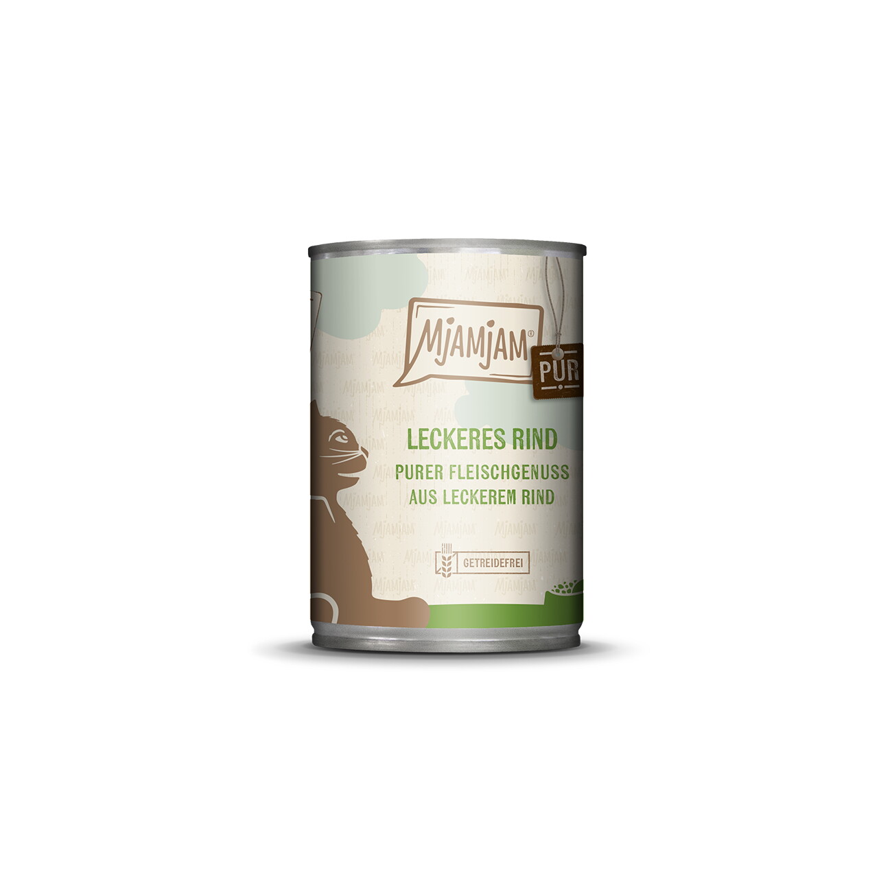 MjAMjAM Nassfutter Katze Adult, Purer Fleischgenuss 6x400 g Rind
