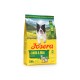 Josera Lamb & Rice Hundefutterbeutel für erwachsene Hunde mit einem Border Collie auf grünem und gelbem Hintergrund, beschriftet mit Deutscher Qualität.