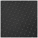Gros plan sur un tissu noir texturé présentant de petits points brillants uniformément espacés sur la surface.