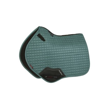 Springschabracke Suede CC Square blau/ türkis WB (Warmblut)