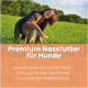 Eine Dose "Pferdeschmaus" hypoallergenes Hundefutter mit Pferdefleisch, Pastinake, Cranberry; getreidefrei, ohne Zucker, 100% Pferdefleisch.