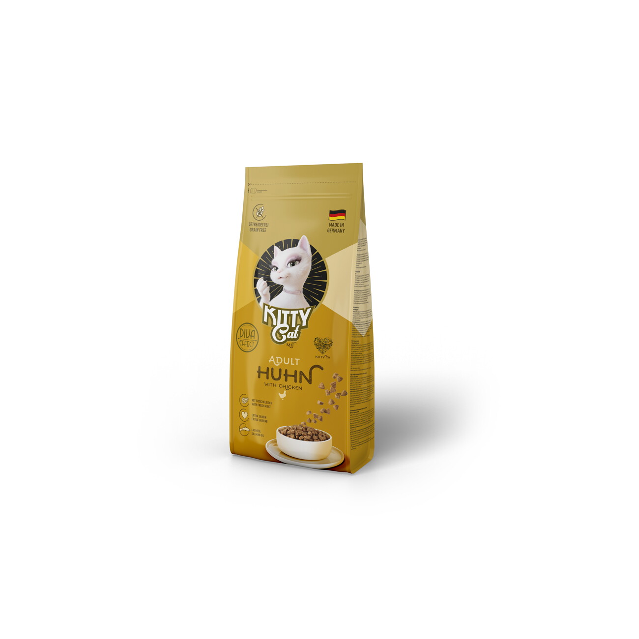 KittyCat Trockenfutter Katze, Adult, Huhn 3 kg
