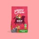 Sac rose Edgard & Cooper pour chiens étiqueté 'BIO BOEUF ET POULET' et 'Chiens Adultes Medium', avec logo biologique AB.
