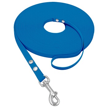 bis 8kg für Minis Schleppleine hellblau 15 m