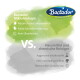 Bactador Mikrobiologie-Logo; grün: "Natürlich und harmlos; echte Geruchsbeseitigung; keine Überdeckung" vs. grau: "Haushaltschemikalien"