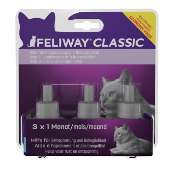 Feliway (CEVA Tiergesundheit GmbH) FELIWAY Classic 3 x 48 ml recharge pack  avantage pour apaiser