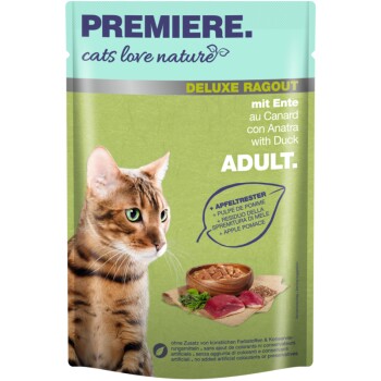 cats love nature Deluxe Ragout Ente 24x100 g