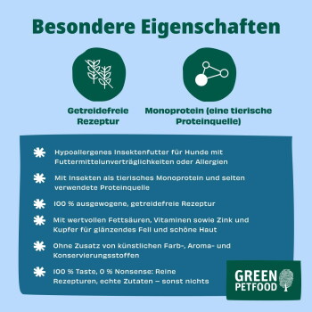 Zwei braune, quadratische Trockenhundefutter-Kroketten auf weißem Hintergrund.