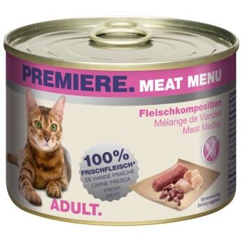 Meat Menu Adult Fleischkomposition 6x200 g