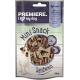 Premiere I Love My Dog Mini Snack Sandwich, 70g Paket mit dreieckigen Hundeleckerlis mit Huhn- und Fischgeschmack.