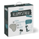 Verpackung von Premium-Klumpstreu für Katzen mit einer Katzenillustration, die die Geruchskontrolle mit Aktivkohle und ein Volumen von 8L hervorhebt.