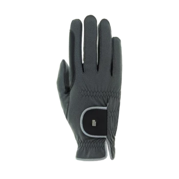 Ein einzelner schwarzer Pflegehandschuh für Haustiere mit einer strukturierten Oberfläche und einer kleinen Tasche am Handgelenk, vor einem weißen Hintergrund präsentiert.