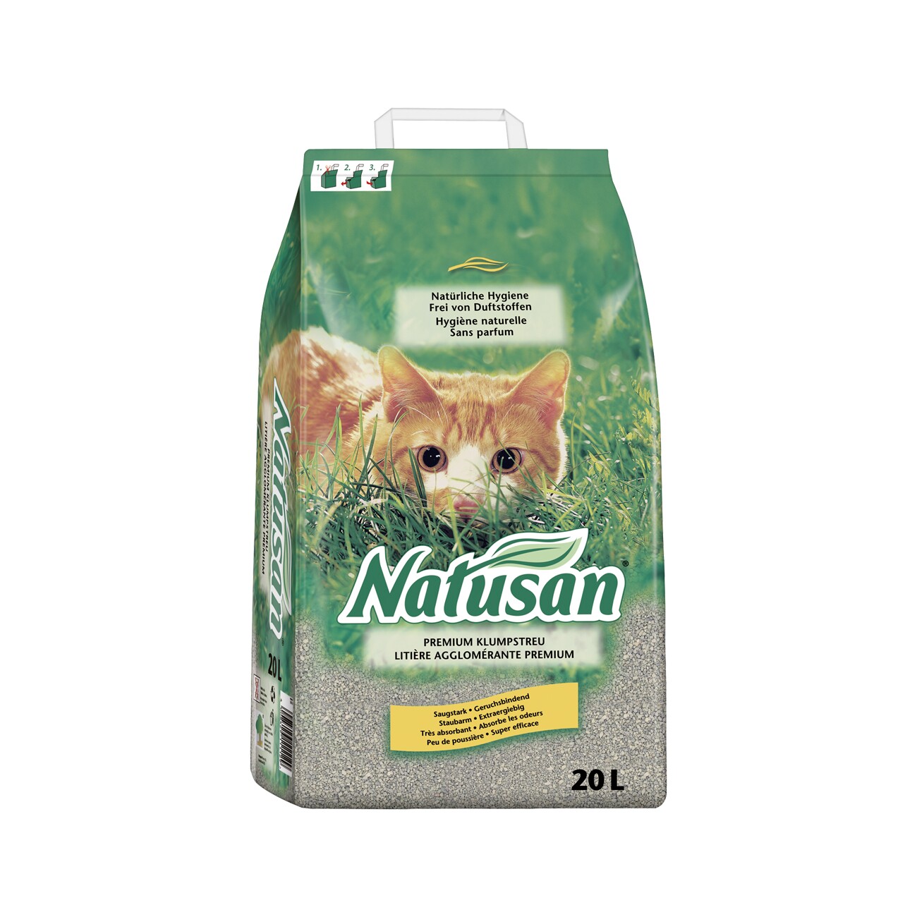 Natusan Premium Klumpstreu 20 l | FRESSNAPF