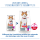Hill's Science Plan Sterilised Katzenfutter, alte und neue Verpackungen mit Katze, ACTIVBIOME+-Abzeichen, Text ‚NEUES DESIGN, VERBESSERTE FORMEL‘.