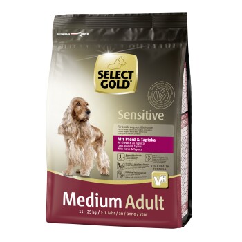 SELECT GOLD Sensitive Adult Medium Pferd & Tapioka 1 kg