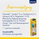 Vitakraft-Hundefutterverpackung mit einem blauen Wellensittich und Zutaten wie Getreide, Samen, Früchten und "Mit Konservierungsmittel."