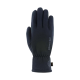 Schwarze Winterhandschuhe mit enger Passform, mit dem "Roeckl"-Logo an der Seite.