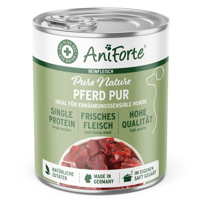AniForte Nassfutter Pferd Pur 6x400 g