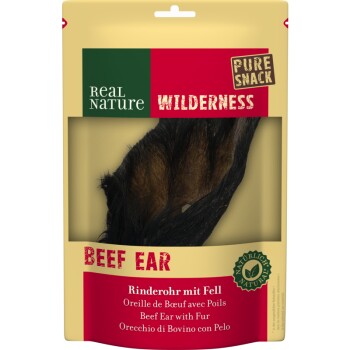 WILDERNESS cow ear with fur 1 piece