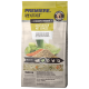 Verpackung von Premiere Raw Kitchen Reisflocken mit Gemüse, die Bilder von Gemüse und Reis zeigt, beschriftet in mehreren Sprachen.