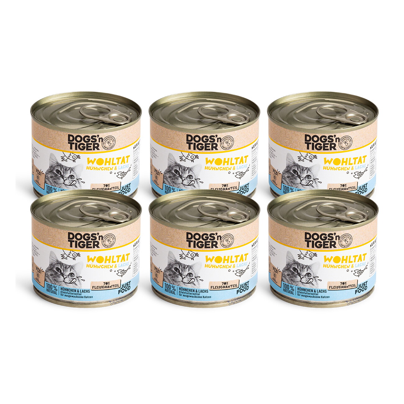 Dogs'n Tiger Wohltat 6x200 g