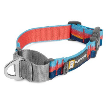 Web Reaction™ Halsband blau/ türkis/ rosa S