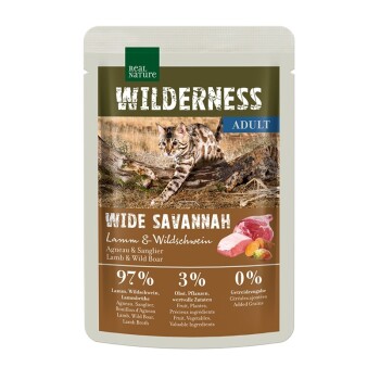 Wilderness Adult 12 x 85 g Wide Savannah à l’agneau et au sanglier