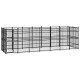 VidaXL Hundezwinger Box Stahl 6,72 m, 1,92 m, 2 m