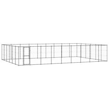 Outdoor Hundezwinger aus verzinktem Stahl 9,9 m, 6,6 m, 1,8 m