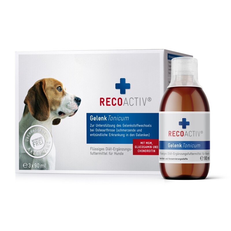 RECOACTIV Gelenk für Hunde, zur Unterstützung des Gelenkstoffwechsels bei Osteoarthritis