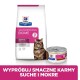Opakowanie i puszka karmy Hill's Prescription Diet Gastrointestinal Biome z pręgowanym kotem; polski pasek informacyjny zachęca do wypróbowania karmy suchej i mokrej.