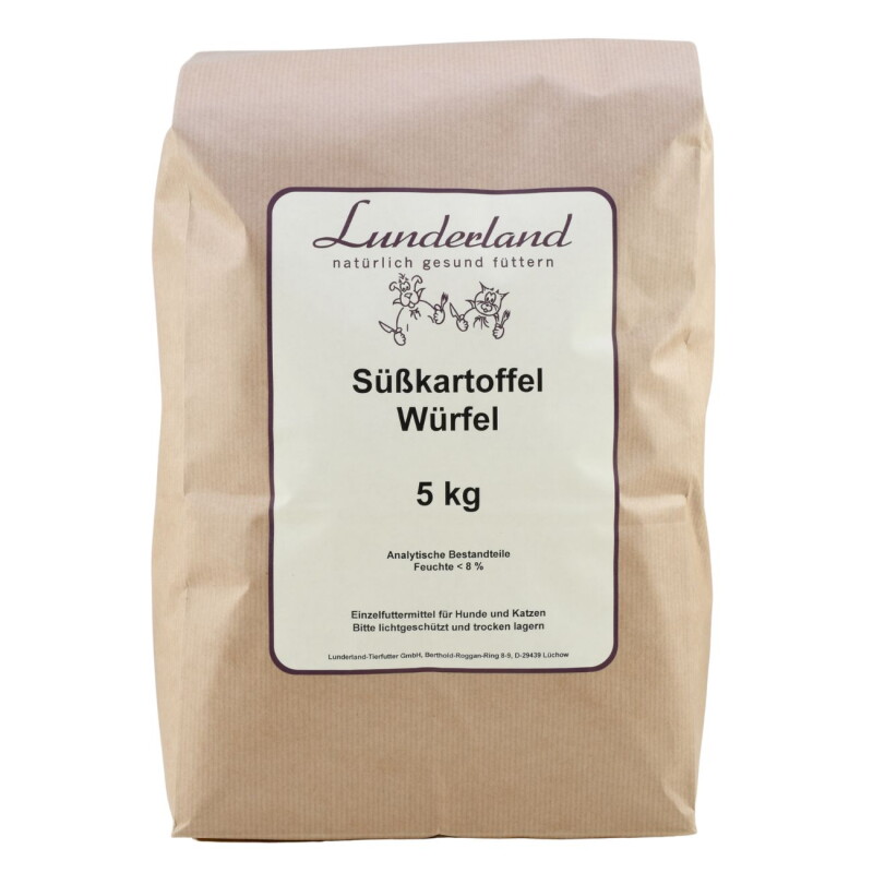 Lunderland Süßkartoffel-Würfel 5 kg