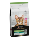 Sac de nourriture pour chats Purina Pro Plan Stérilisé Adulte présentant un gros plan d'un chat Bengal à l'avant, étiqueté "Renal Plus" pour la santé rénale.