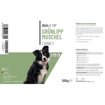 Collage von Haustierbildern: eine Person, die eine Katze hält, eine andere, die einen Hund streichelt, eine Frau mit einem Pferd und ein grünes Logo mit "NATURPRODUKTE" und Slogan.
