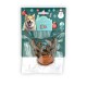 Thempa Chicken Filled Elk dog treat, 50g, with festive packaging featuring a happy dog and holiday ornaments.