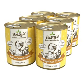 Betty’s Landhausküche Geflügel pur & Taurin 400g