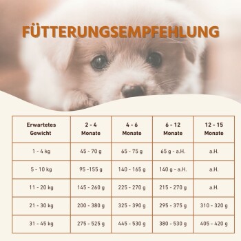 Premium-Haustierfutterverpackung mit dem Etikett "Huhn-Truthahn", das Huhn und Truthahn mit Süßkartoffeln und Karotten zeigt, auf einer Holzoberfläche platziert.