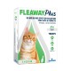 Fleaway Plus 50/60 mg spot-on for cats & ferrets; box with orange tabby, treats fleas, ticks, biting lice, 1x0.5 ml