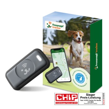 GPS-Tracker für Hunde grau/ schwarz