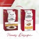 Verpackung von Purina Gourmet Katzenfutter, die "mon Petit" mit Ente, Huhn, Pute und "MON PETIT intense" mit feinen Stücken in Sauce zeigt.