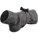 Hunde-Bademantel Riga grau 30 cm