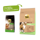 Select Gold Katzenfutterbeutel, einer mit 'Outdoor Adult' und einem Katzenbild beschriftet, und der andere mit einem neuen Design, das 'Neues DESIGN, gleiche QUALITÄT' angibt.