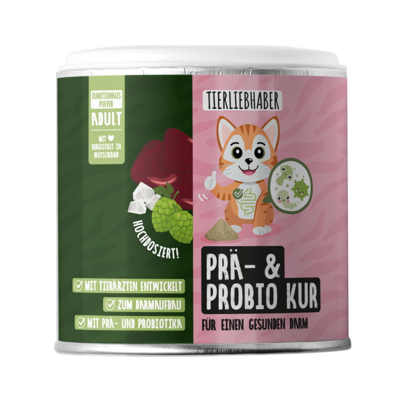 Tierliebhaber Prä & Probio Kur für Katzen 80g