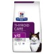 Torba z karmą dla kotów Hill's Prescription Diet Thyroid Care y/d z kaliko na przodzie, oznaczona jako "Veterinarian Recommended."