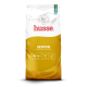 Tüte Opus Lynx Katzenfutter, getreidefrei, mit einer Katzenillustration, mit Text, der 90% tierisches Protein und niedrige Kohlenhydrate hervorhebt.