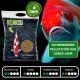Kenkou Koi Futterbeutel mit 6 mm schwimmenden Pellets, Koi-Bild und Text: "Schwimmende Pellets für das ganze Jahr" mit Bewertungen.