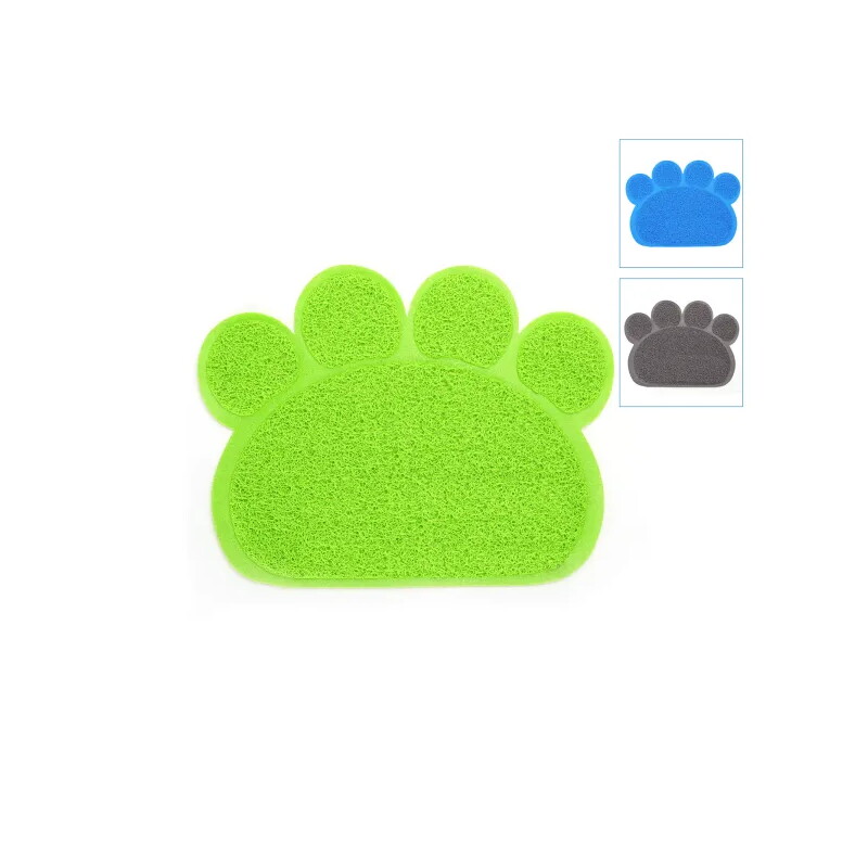 nobleza – Katzenstreumatte Pfote blau