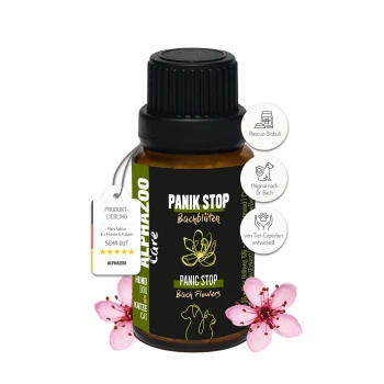 Panik-Stop Bachblüten, Globuli für Hunde und Katzen