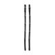 Schwarze verstellbare Haustiergeschirrriemen mit Metallverschlüssen und Ringen, entworfen für sichere Befestigung und Komfort.